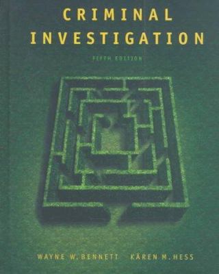 Criminal Investigation 0534535321 Book Cover