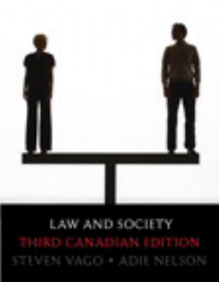 Law and Society, Third Canadian Edition (3rd Ed... 0135064651 Book Cover