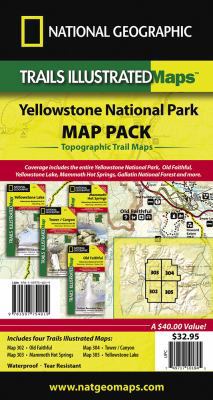 Yellowstone National Park [Map Pack Bundle] B07GHB5WFH Book Cover