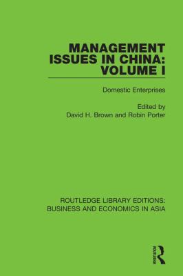 Management Issues in China: Volume 1: Domestic ... 1138365475 Book Cover