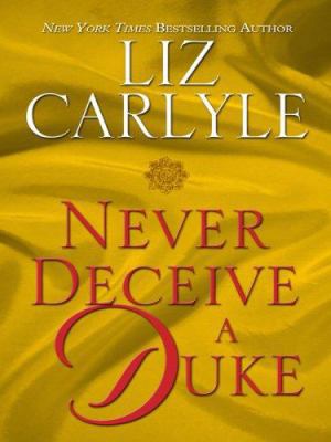 Never Deceive a Duke (The Never Series) [Large Print] 0786298006 Book Cover