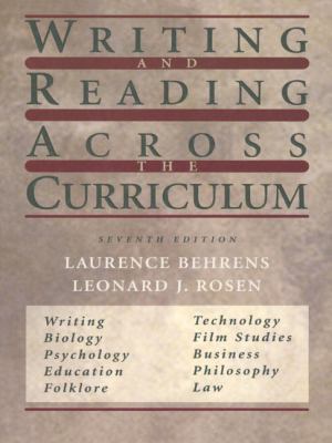 Writing and Reading Across the Curriculum 0321023978 Book Cover