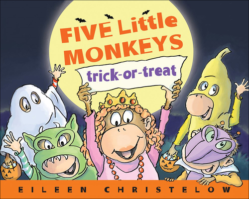 Five Little Monkeys Trick-Or-Treat 0606410031 Book Cover