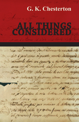 All Things Considered 1447467574 Book Cover