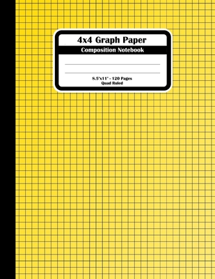 4x4 Graph Paper Composition Notebook: Square Gr... 1711217999 Book Cover