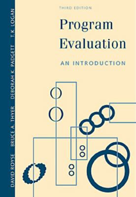 Program Evaluation: An Introduction 083041536X Book Cover