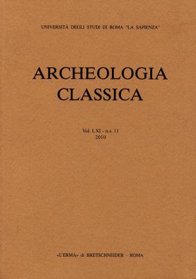 Archeologia Classica 2010 Vol61, NS 11 8882656489 Book Cover