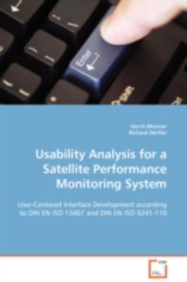 Usability Analysis for a Satellite Performance ... 3639029011 Book Cover