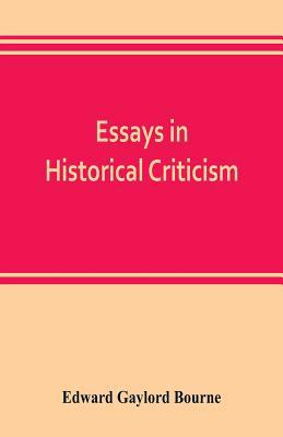 Essays in historical criticism; The legend of M... 935380339X Book Cover