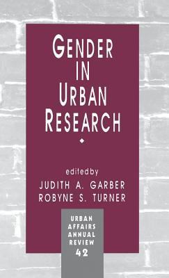 Gender in Urban Research 0803957246 Book Cover
