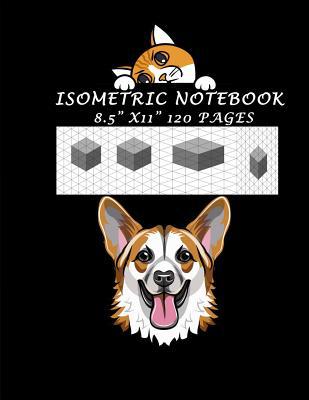 Isometric Notebook - 8.5" X 11" 120 Pages: Isom... 1072574748 Book Cover