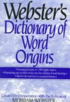 Webster's Dictionary of Word Origins 0831715421 Book Cover