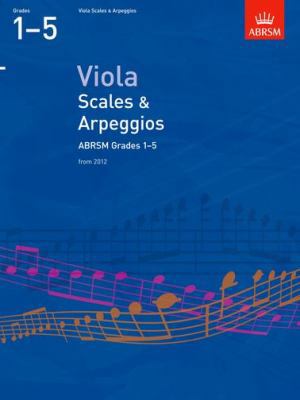 Viola Scales & Arpeggios Grades 1-5            Book Cover