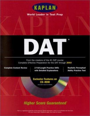 Kaplan DAT [With CDROM] 074320185X Book Cover