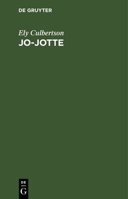 Jo-Jotte: Ein Zweierspiel [German] 3486769537 Book Cover