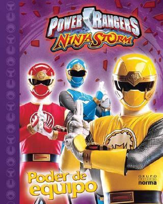 Power Rangers Ninja Storm (Spanish Edition) [Spanish] 9580480761 Book Cover