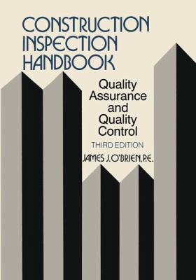 Construction Inspection Handbook 0442205597 Book Cover