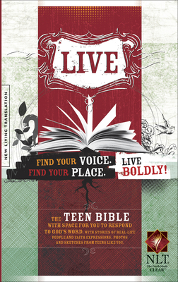 Live Bible-NLT [With Stickers and Poster] 1414314418 Book Cover