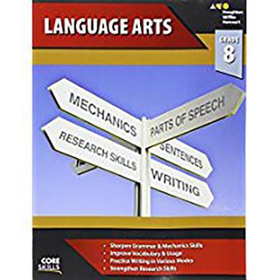 Core Skills Language Arts Workbook Grade 8 B00QFW9LE8 Book Cover