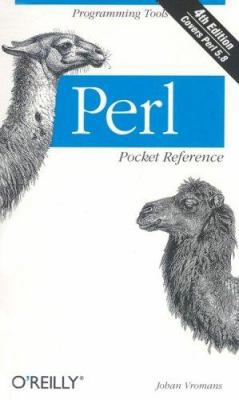 Perl Pocket Reference, 4th Edition 0596003749 Book Cover
