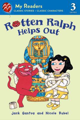Rotten Ralph Helps Out: My Readers Level 3 B00A2MAU0Q Book Cover