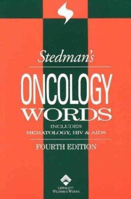 Stedman's Oncology Words 0781744113 Book Cover