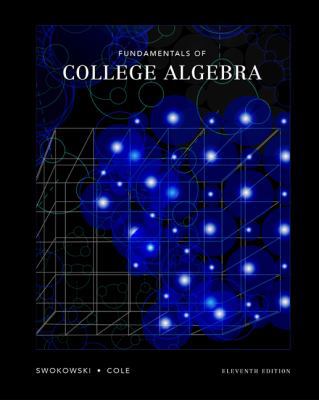 Fundamentals of College Algebra (with CD-ROM, i... 0534420869 Book Cover