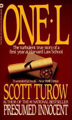 One L: The Turbulent True Story of a First Year... 0446351709 Book Cover