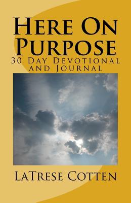 Here On Purpose: A 30 Day Devotional 153487853X Book Cover