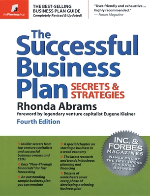 The Successful Business Plan: Secrets & Strategies 0966963563 Book Cover