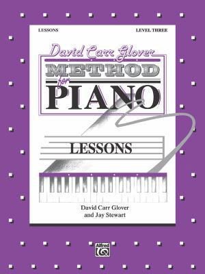 David Carr Glover Method for Piano Lessons: Lev... 0769236065 Book Cover