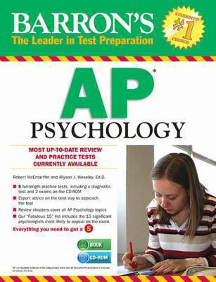Barron's AP Psychology [With CDROM] 143807381X Book Cover
