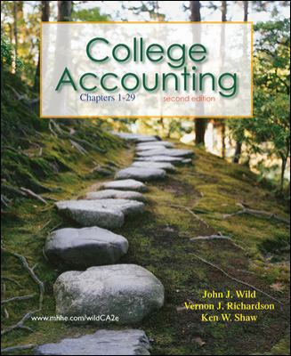 College Accounting: Chapters 1-29 0078136679 Book Cover