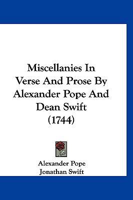 Miscellanies in Verse and Prose by Alexander Po... 112008024X Book Cover
