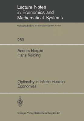Optimality in Infinite Horizon Economies 3540164758 Book Cover