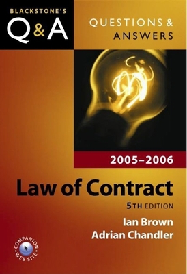 Questions & Answers Law of Contract 2005-2006 0199276536 Book Cover