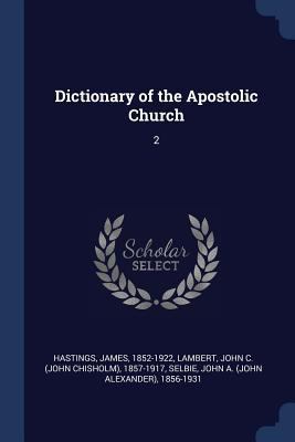 Dictionary of the Apostolic Church: 2 1376980347 Book Cover