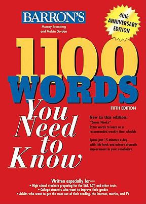 1100 Words You Need to Know 0764138642 Book Cover