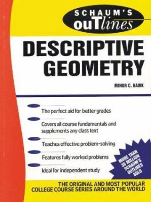 Schaum's Outline of Descriptive Geometry (Schau... 0070272905 Book Cover