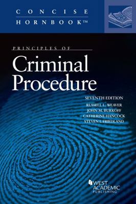 Principles of Criminal Procedure (Concise Hornb... 1647086078 Book Cover