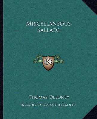 Miscellaneous Ballads 1162674083 Book Cover