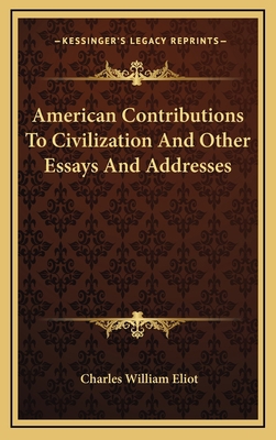 American Contributions to Civilization and Othe... 1163741922 Book Cover