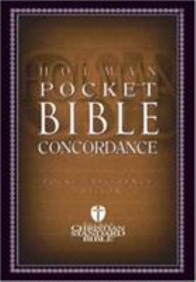 Holman Pocket Bible Concordance 0805494529 Book Cover