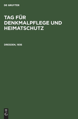 Dresden, 1936 [German] 3112366476 Book Cover