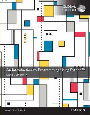 Introduction to Programming Using Python, An, G... 1292103434 Book Cover
