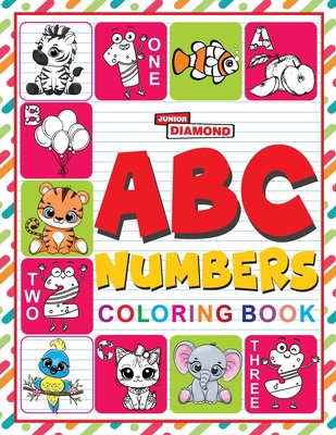 ABC And Numbers Colouring Book 9363241122 Book Cover