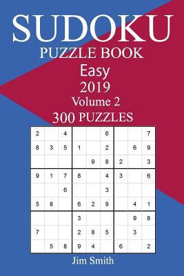 300 Easy Sudoku Puzzle Book 2019 1719245568 Book Cover
