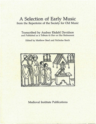 A Selection of Early Music: From the Repertoire... 1879288400 Book Cover