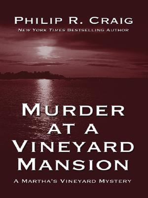 Murder At A Vineyard Mansion: A Martha's Vineya... [Large Print] 0786266252 Book Cover