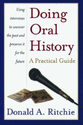 Doing Oral History: A Practical Guide 0195154339 Book Cover